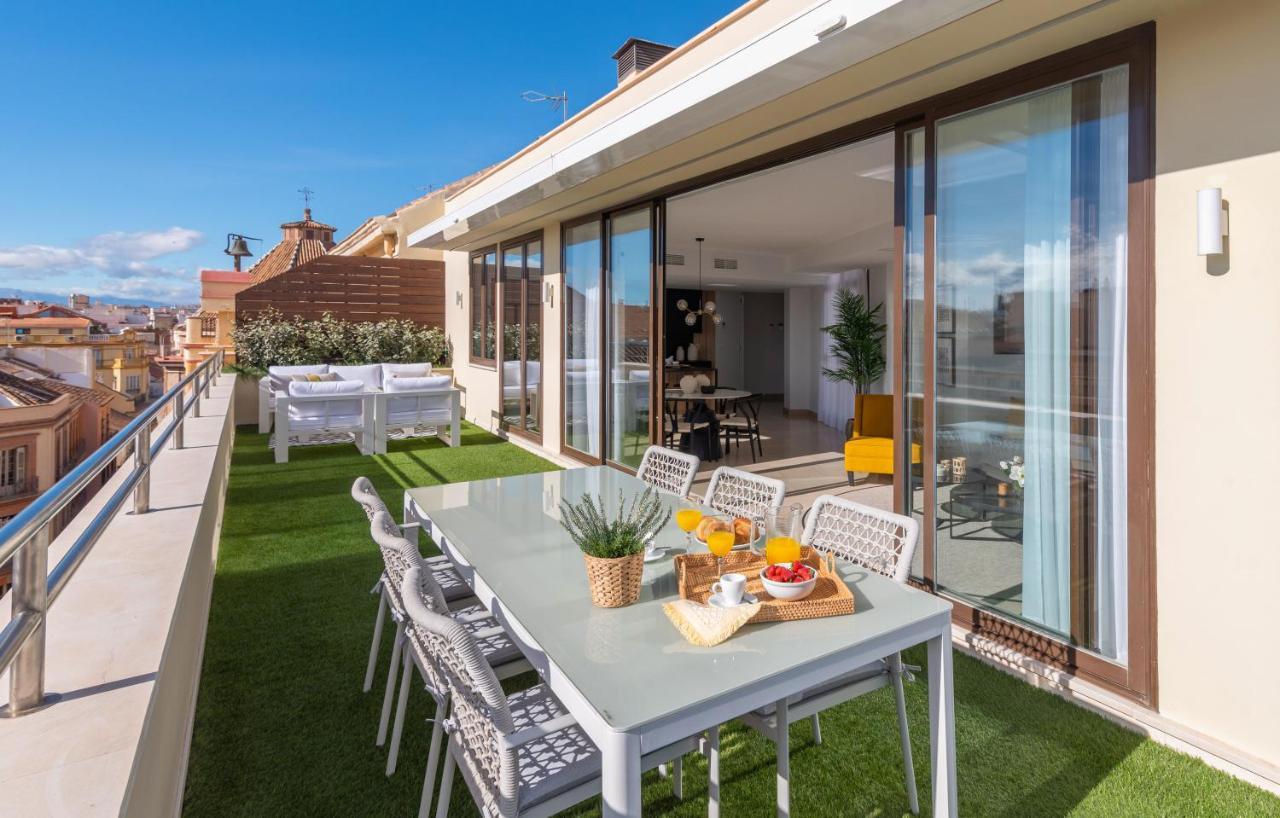 Exclusive Penthouse & Terrace By Ele Apartments Málaga Kültér fotó